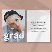 Moderner Typografie-Foto-Abschluss Ankündigung