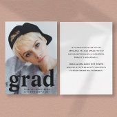 Moderner Typografie-Foto-Abschluss Ankündigung