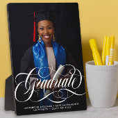 Moderner Typografie-Foto-Abschluss Fotoplatte