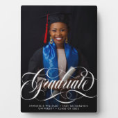 Moderner Typografie-Foto-Abschluss Fotoplatte (Vorderseite)