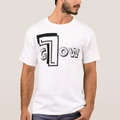 Moderner Typografie-Glow-T - Shirt (Vorderseite)