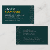 Moderner u. einfacher visitenkarte (Vorne/Hinten)