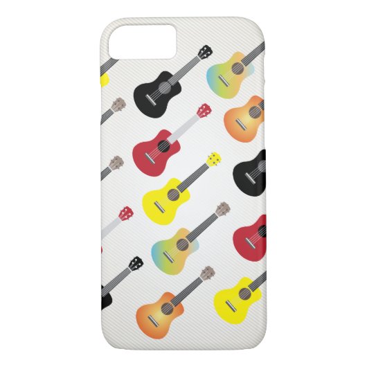 Moderner Ukulele musikalischer iPhone 7 Fall Case-Mate iPhone Hülle (Rückseite)