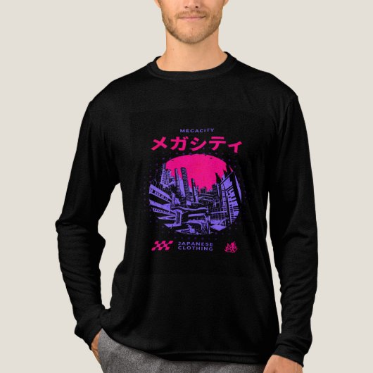 Moderner und ästhetischer Anime-T - Shirt (Vorderseite)