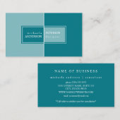 Moderner und einfacher Designer für benutzerdefini Visitenkarte (Vorne/Hinten)