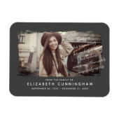 Moderner und einfacher Foto-Rahmen Magnet (Horizontal)