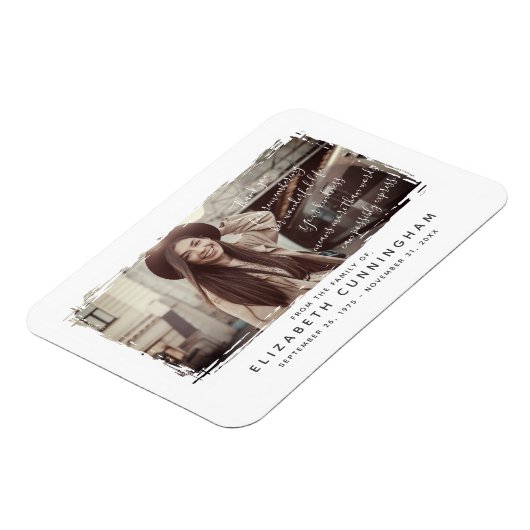 Moderner und einfacher Foto-Rahmen Magnet (Linke Seite)