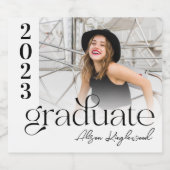 Moderner und eleganter Abschluss Schaumweinetikett (Einzelnes Label)