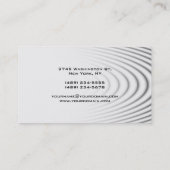 Moderner und eleganter Beruflicher Manager Visitenkarte (Rückseite)