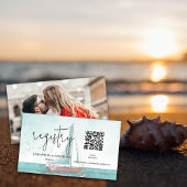 Moderner und eleganter Code für Kreuzfahrten Begleitkarte