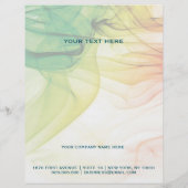 Moderner und eleganter Office 8.5" x 11"-Flyer Flyer (Hinten)