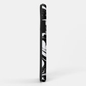 Moderner und eleganter schwarz-weißer Marmorstein Case-Mate iPhone Hülle (Hinten/Rechts)