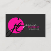 Moderner und eleganter Stylist Visitenkarte (Vorderseite)