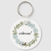 Moderner und frischer Blumenkohl Schlüsselanhänger (Rückseite)