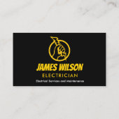 Moderner und individuell anpassbarer Beruflicher E Visitenkarte (Rückseite)