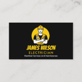 Moderner und individuell anpassbarer Beruflicher E Visitenkarte (Rückseite)