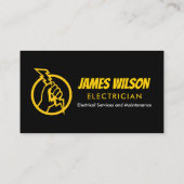 Moderner und individuell anpassbarer Beruflicher E Visitenkarte (Rückseite)