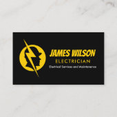 Moderner und individuell anpassbarer Beruflicher E Visitenkarte (Rückseite)