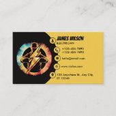 Moderner und individuell anpassbarer Beruflicher E Visitenkarte (Vorderseite)