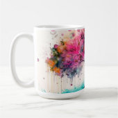 Moderner und kühne mystischer Baum (blau, rosa, or Kaffeetasse (Links)