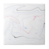 Moderner und minimaler rosa, schwarzer, blauer, we fliese (Vorderseite)