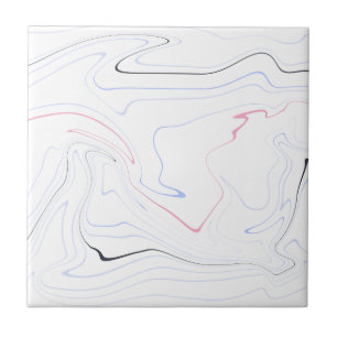 Moderner und minimaler rosa, schwarzer, blauer, we fliese