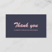 Moderner und rustikaler Bergwald Danke Karte (Vorderseite)