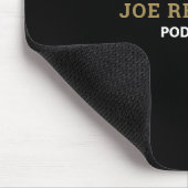 Moderner und stilvoller Podcaster, Podcast Mousepad (Ecke)