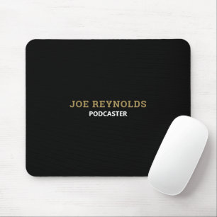 Moderner und stilvoller Podcaster, Podcast Mousepad