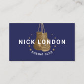 Moderner und trendiger Online Gold Boxing Golf Clu Visitenkarte (Vorderseite)