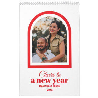 Moderner und wunderschöner Kalender 2026 mit Paarf