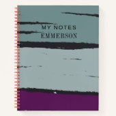 Moderner und zeitgemäßer Entwurf für benutzerdefin Notizblock (Vorderseite)