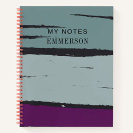 Moderner und zeitgemäßer Entwurf für benutzerdefin Notizblock