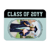 Moderner Uni-Abschluss der Foto School Magnet (Horizontal)