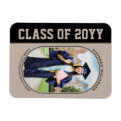Moderner Uni-Abschluss der Foto School Magnet (Horizontal)