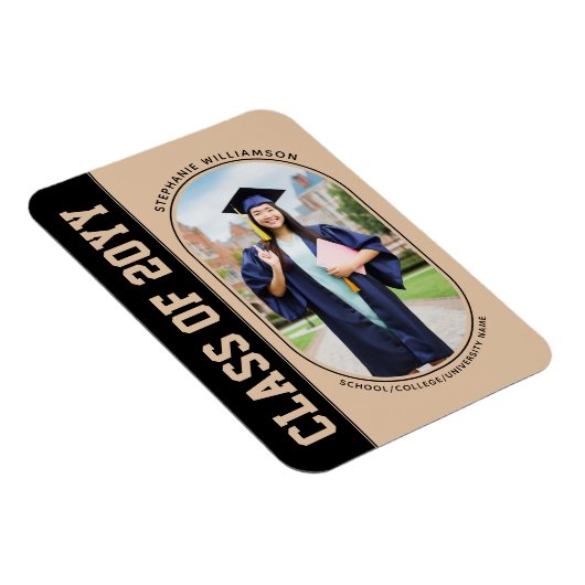 Moderner Uni-Abschluss der Foto School Magnet (Rechte Seite)