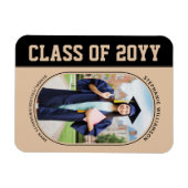 Moderner Uni-Abschluss der Foto School Magnet (Horizontal)