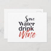 Moderner, unterhaltsamer, kreativer, lustiger Rett Postkarte (Vorne/Hinten)