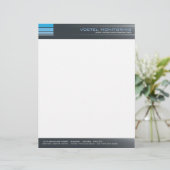 Moderner Unternehmensbriefkopf Briefkopf (Stehend Vorderseite)