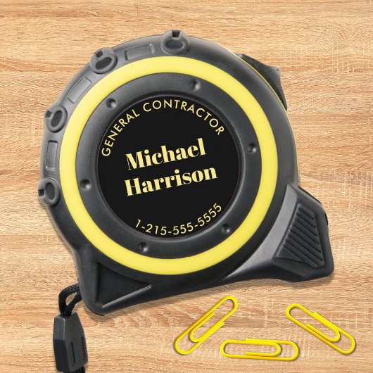 Moderner Unternehmensname Maßband