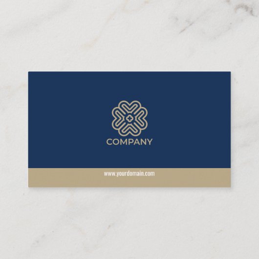 Moderner Unternehmer, CEO und Gründer Visitenkarte (Rückseite)