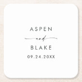 Moderner Untersetzer für Schreibschrift auf dem Ho (Vorderseite)