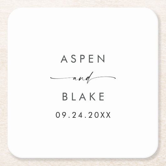 Moderner Untersetzer für Schreibschrift auf dem Ho (Vorderseite)