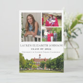 Moderner Urbana-Champaion 3 Foto Collage Abschluss Ankündigung (Stehend Vorderseite)