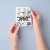 Moderner urbaner Stil Friseursalon Flyer (Gruppe)