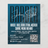 Moderner urbaner Stil Friseursalons Flyer (Vorne)