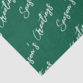 Moderner Urlaub auf der grünen Linie Seidenpapier (Ausschnitt)