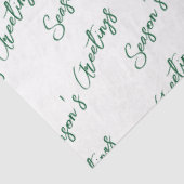 Moderner Urlaub auf der grünen Linie Seidenpapier (Ausschnitt)