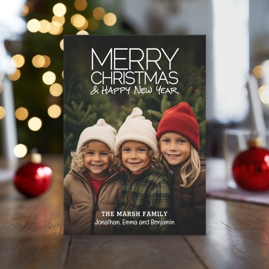 Moderner Urlaub - Frohe Weihnachten HNY Volles Fot