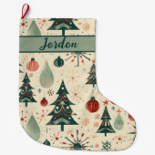 Moderner Urlaub im Mittelalter Großer Weihnachtsstrumpf (Vorderseite)